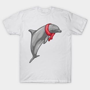 Dolphin Scarf T-Shirt